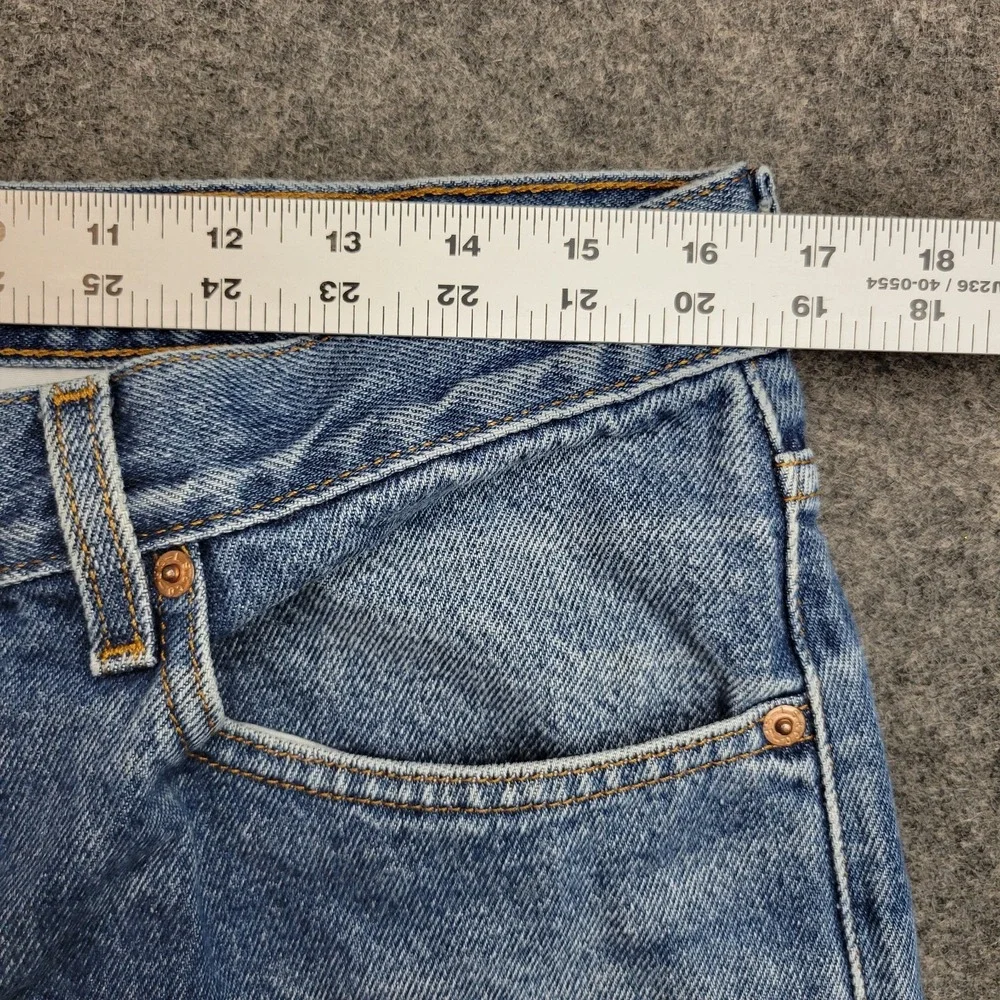 Levis 505 Jeans‎ Mens 36x30 Blue Denim Regular Fit Red Tab Straight Leg Casual